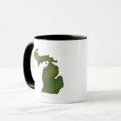 Kaart van Michigan 4 Mok (Voorkant links)