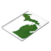 Kaart van Michigan Notitieboek (Linkerzijde)