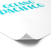 Kaart van Midden-Amerika Poster (Hoek)