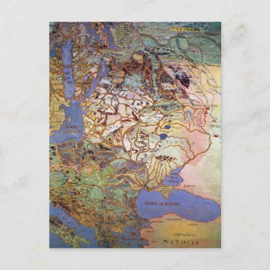 Kaart van Midden-Europa (Voorkant)