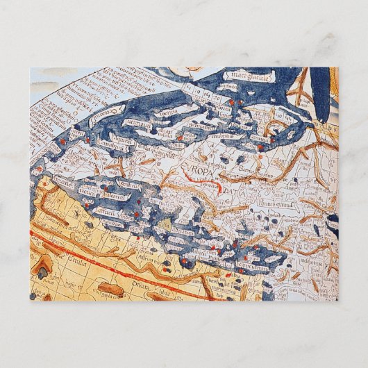 Kaart van Midden-Europa, 1486 (Voorkant)