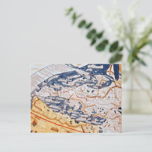 Kaart van Midden-Europa, 1486 (Staand voorkant)