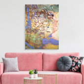 Kaart van Midden-Europa Canvas Afdruk (Insitu (Woonkamer))