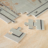  kaart van Milaan Italië (1911) Legpuzzel (Zijkant)