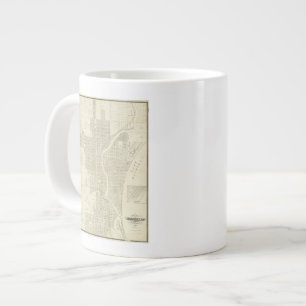 Kaart van Milwaukee Grote Koffiekop