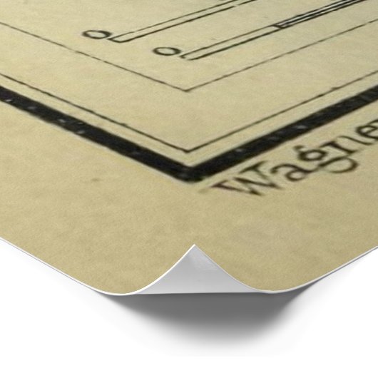 kaart van Milwaukee WI (1904) Poster (Hoek)