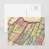 Kaart van mineralen, provincie Hampshire (Voorkant / Achterkant)