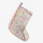  kaart van Minnesota (1864) Kleine Kerstsok (Voorkant (Hangend))