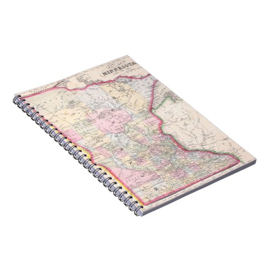 kaart van Minnesota (1864) Notitieboek (Rechterzijde)