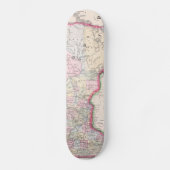 kaart van Minnesota (1864) Persoonlijk Skateboard (Voorkant)
