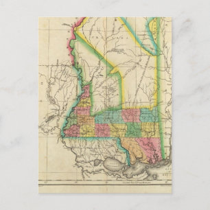 Kaart van Mississippi