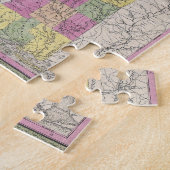 kaart van Mississippi (1853) Legpuzzel (Zijkant)