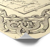 kaart van Mississippi (1856) Poster (Hoek)