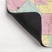 Kaart van Mississippi, Louisiana en Arkansas Muismat (Hoek)