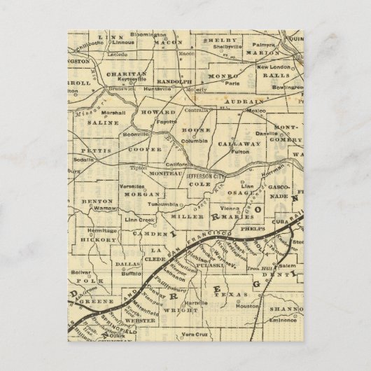 Kaart van Missouri 2 (Voorkant)