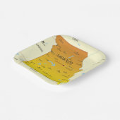 Kaart van Missouri Papieren Bordje (Gebogen)