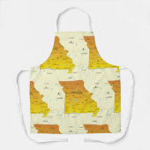 Kaart van Missouri Schort (Voorkant)