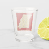 KAART VAN MISSOURI SHOT GLAS (Achterkant)