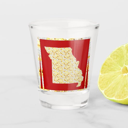 KAART VAN MISSOURI SHOT GLAS (Voorkant)