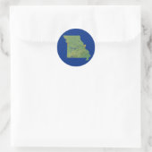 Kaart van Missouri Sticker (Tas)