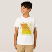 Kaart van Missouri T-shirt (Voorkant volledig)
