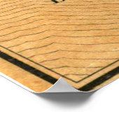 kaart van Mobile Alabama (1840) Poster (Hoek)