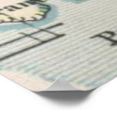 kaart van Mobile Alabama (1891) Poster (Hoek)