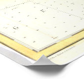  kaart van Mobile Bay Alabama (1856) Poster (Hoek)