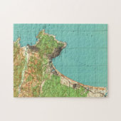 kaart van Monterey California (1941) Legpuzzel (Horizontaal)