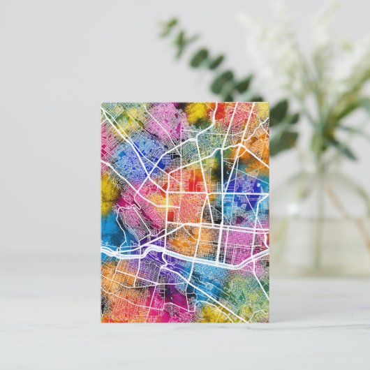 Kaart van Monterrey Mexico City (Staand voorkant)