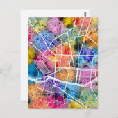 Kaart van Monterrey Mexico City (Voorkant / Achterkant)