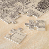  kaart van Montgomery, Alabama (1899) Legpuzzel (Zijkant)