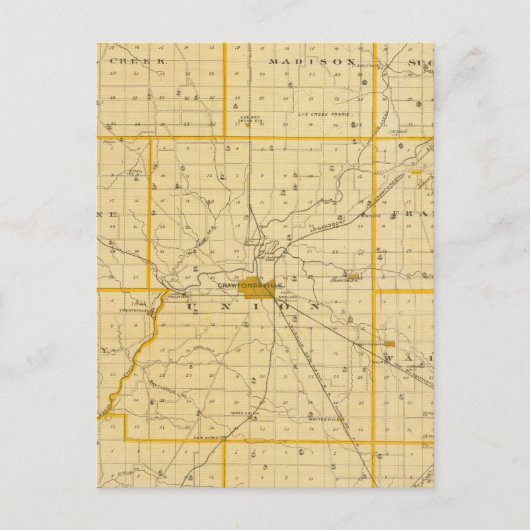 Kaart van Montgomery County (Voorkant)