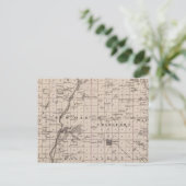 Kaart van Montgomery County, staat Iowa (Staand voorkant)