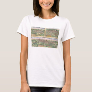 Kaart van Montpellier, Tours, en Poitiers, van 'Ci T-shirt