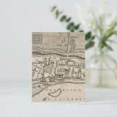  kaart van Montreal (1758) (Staand voorkant)