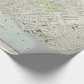 kaart van Montreal (1901) Cadeaupapier (Hoek)