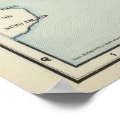 kaart van Montreal (1903) Poster (Hoek)