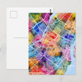 Kaart van Montreal Quebec Canada (Voorkant / Achterkant)