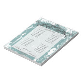 Kaart van mooie Bunco Notitieblok (Linkerzijde)