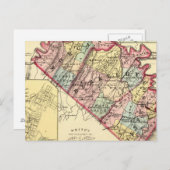 Kaart van Morgan, Berkeley en de provincies Jeffer (Voorkant / Achterkant)