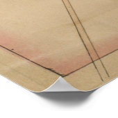  kaart van Morristown NJ (1889) Poster (Hoek)