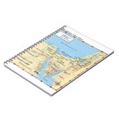 Kaart van Moses Exodus Egypt en Sinai 1400-1200 B Notitieboek (Linkerzijde)