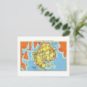  kaart van Mount Desert Island, Maine, (Staand voorkant)