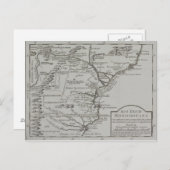 Kaart van Mozambique, Afrika (Voorkant / Achterkant)