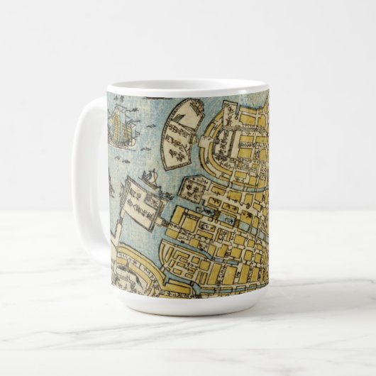 Kaart van Nagasaki Koffiemok (Voorkant links)
