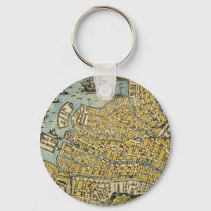 Kaart van Nagasaki Sleutelhanger