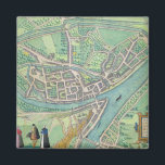 Kaart van Namur, van "Civitates Orbis Terrarum" do Magneet<br><div class="desc">Afbeelding: 138981 Map of Namur, van 'Civitates Orbis Terrarum' door Georg Braun (1541-1622) en Frans Hogenberg (1535-90) c.1572-1617 (gekleurd). Hoefnagel, Joris (1542-1600) (na). Privé Collectie, het Stapleton Collectie. Kunst, fijne kunst.</div>