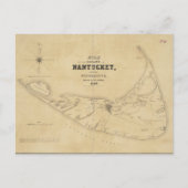 kaart van Nantucket (1838) (Voorkant)