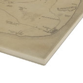  kaart van Nantucket (1838) Snijplank (Hoek)